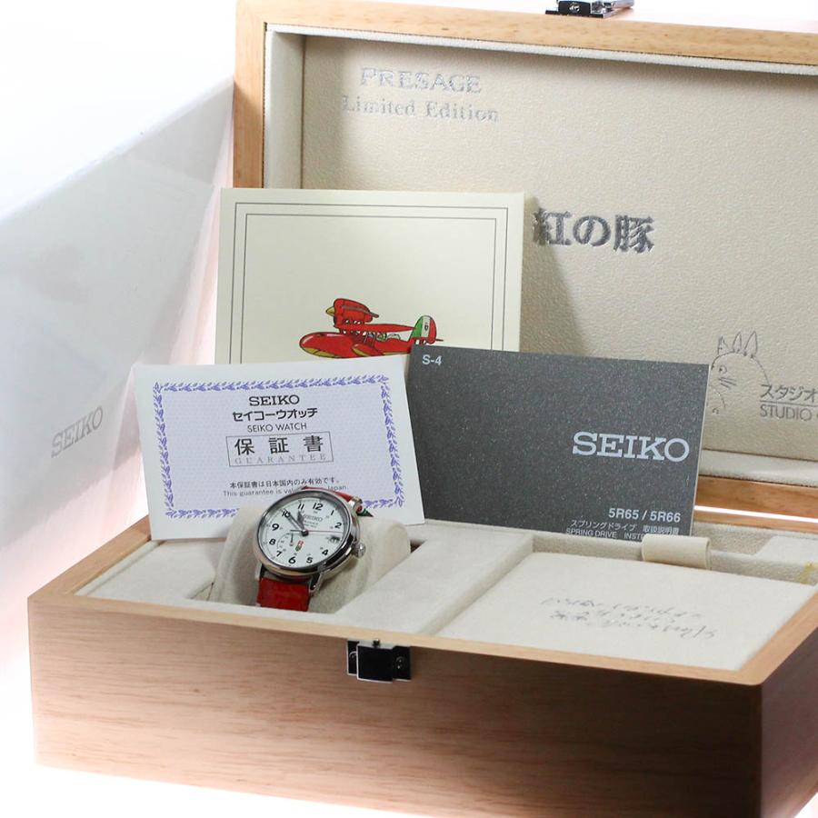 SEIKO ☆美品☆箱・保証書付き【SEIKO】セイコー プレサージュ 紅の豚  