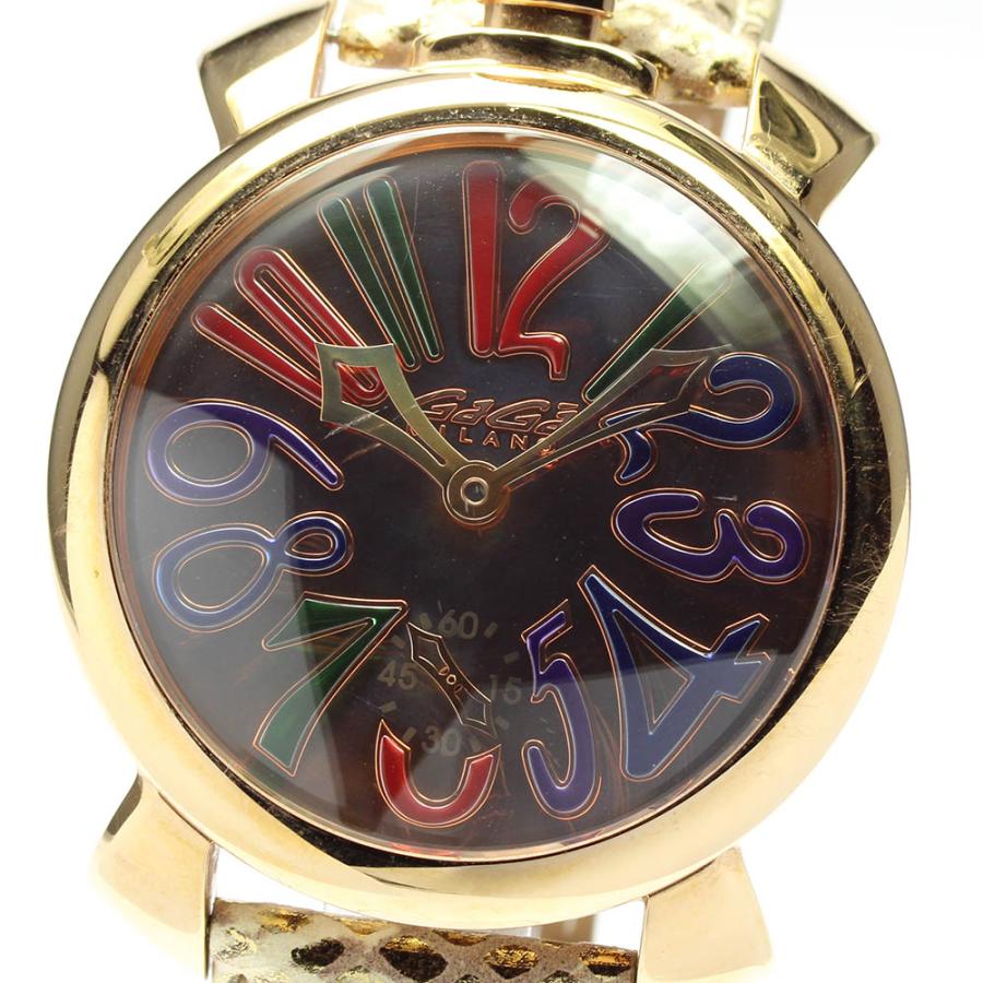 【GaGa MILANO】ガガミラノ マヌアーレ48MM スモールセコンド 500本限定 5211.MIR.02S 手巻き メンズ :646160:CLOSER Yahoo!ショップ - 通販 - Yahoo!ショッピング