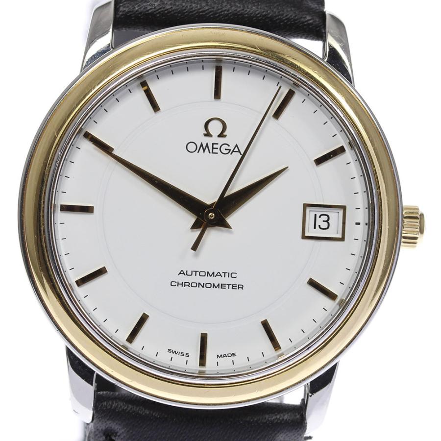 ①オメガ OMEGA デビル プレステージ デイト 自動巻き