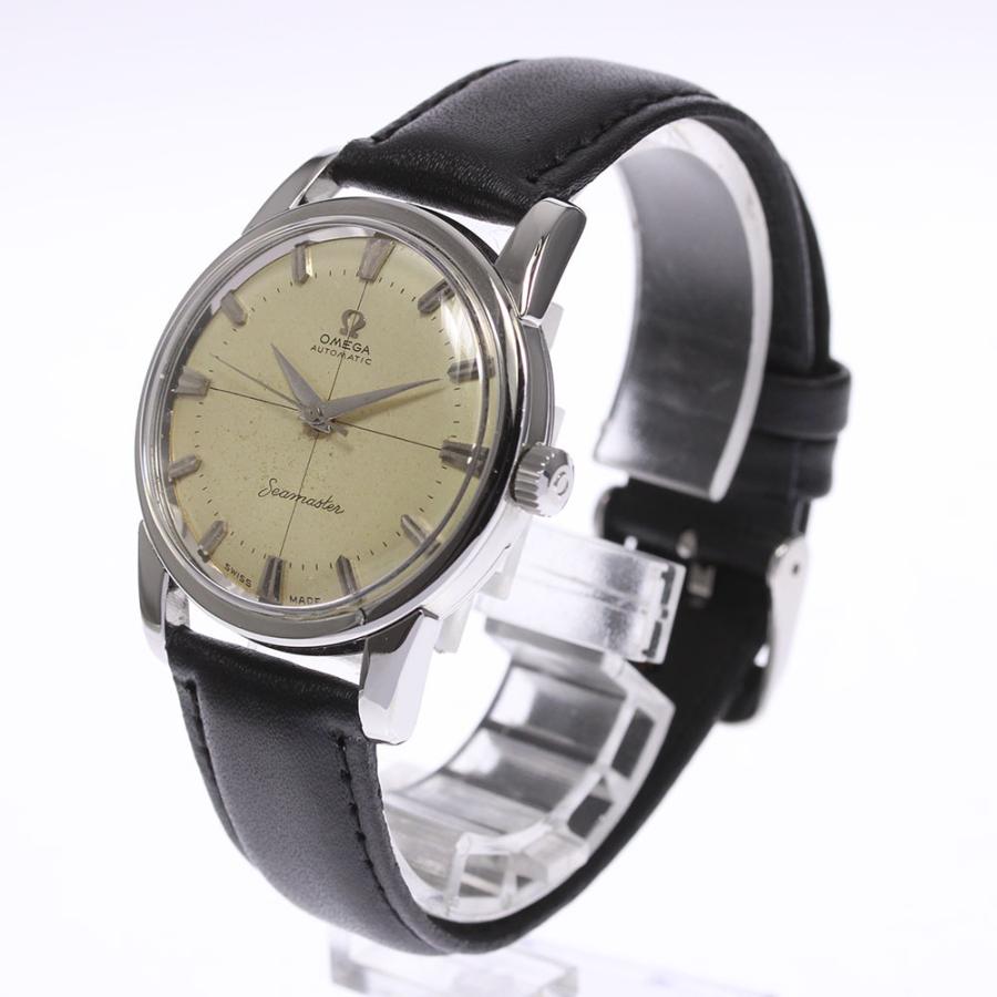 オメガ　ラウンド　cal.501 自動巻きメンズ腕時計　稼働品 OMEGA 【OMEGA】オメガ シーマスター ヴィンテージ cal.501 自動