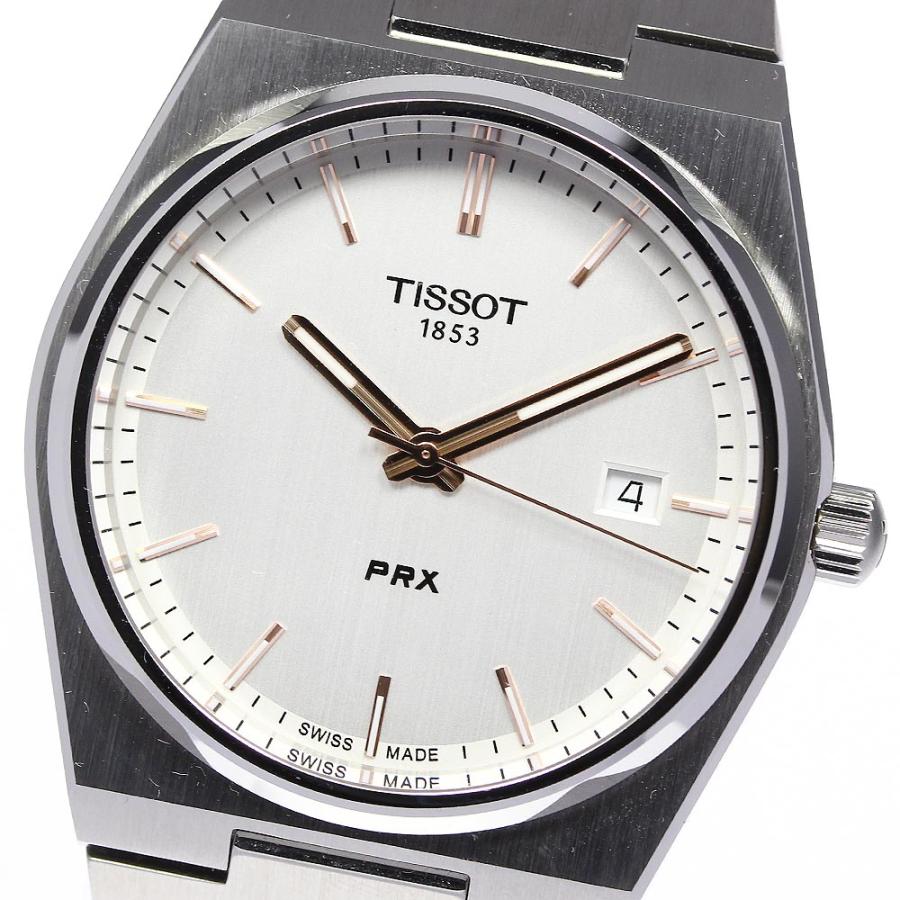 極美品！TISSOT PRX 40mm クォーツ　T137410A TISSOT（ティソ） ☆美品☆箱付き【TISSOT】ティソ PRX デイト