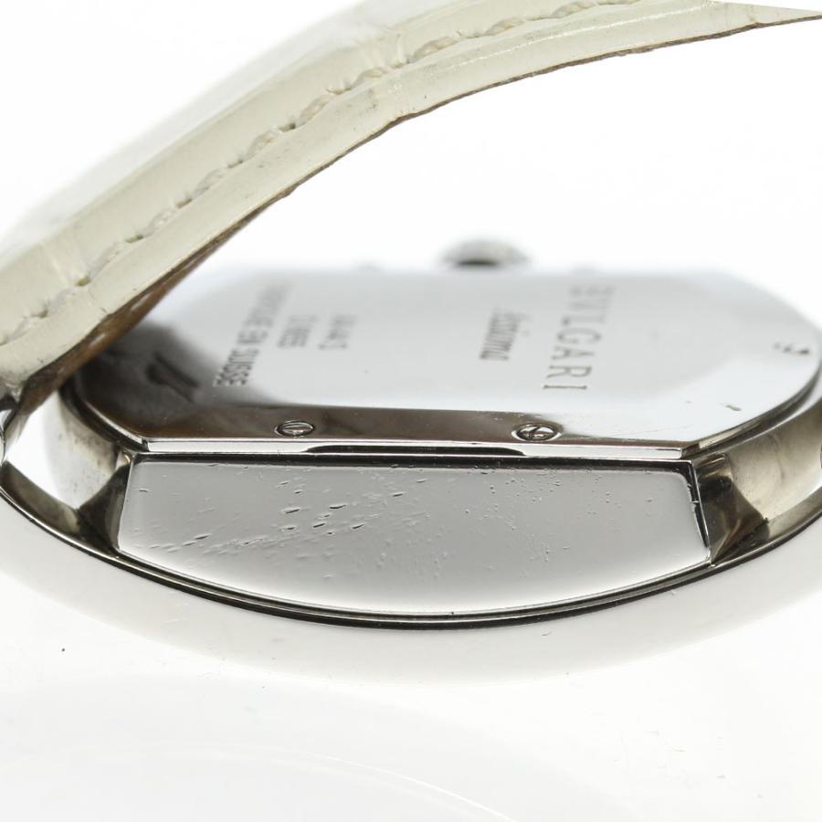 美品★ブルガリ アショーマ★ ホワイトシェル文字盤★ダイヤインデックス★44ミリ BVLGARI - 美品☆ブルガリ アショーマ☆ ホワイトシェル文字盤☆ダイヤ