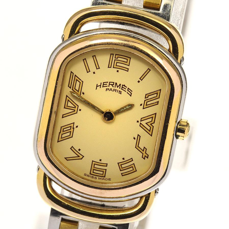エルメス ラリー  RA1.240 クォーツ レディース 【中古】 HERMES】エルメス『ラリー』RA1.240 レディース クォーツ 1週間保証