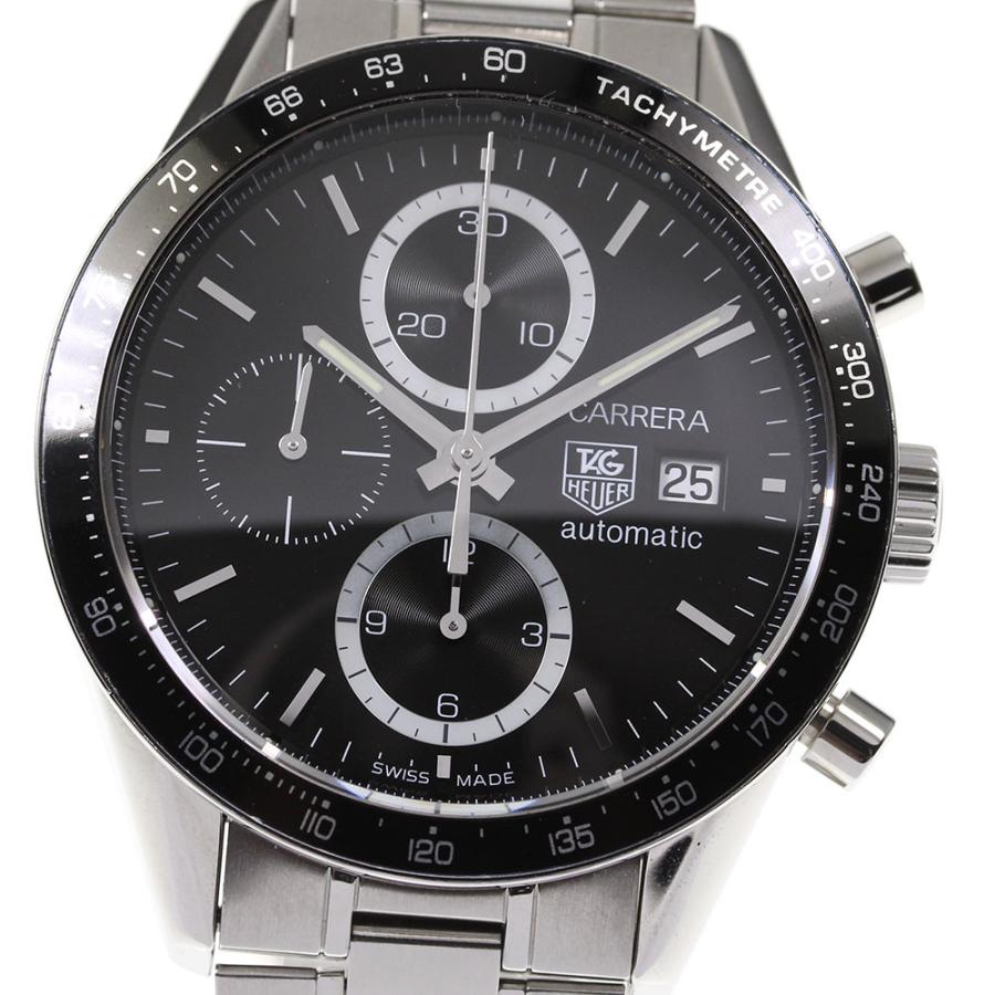 ☆美品★保証書付き【TAG HEUER】タグホイヤー カレラ ファン・マヌエル・ファンジオ クロノグラフ CV2010-4 自動巻き メンズ｜closer0510