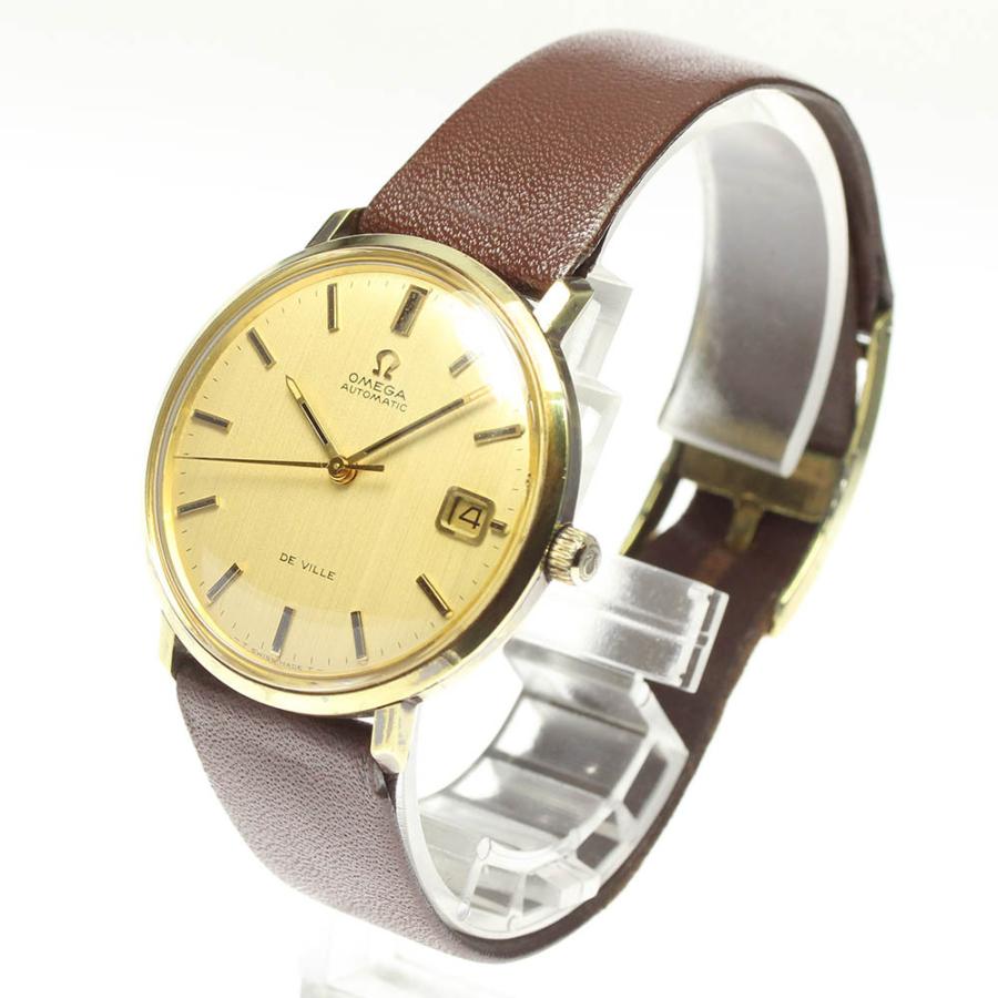 オ*ン様 オメガ　ビンテージ　デビル　デイト　ゴールド　クォーツメンズ腕時計　稼 オ*ン様 オメガ ビンテージ デビル デイト ゴールド クォーツメンズ