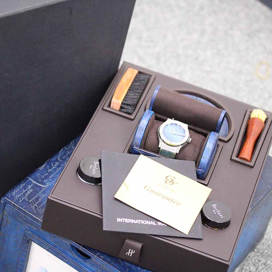 ウブロ クラシックフュージョン ベルルッティ スクリットオーシャンブルー の箱 511.NX.050B.VR.BER16 HUBLOT（ウブロ） クラシックフュージョン