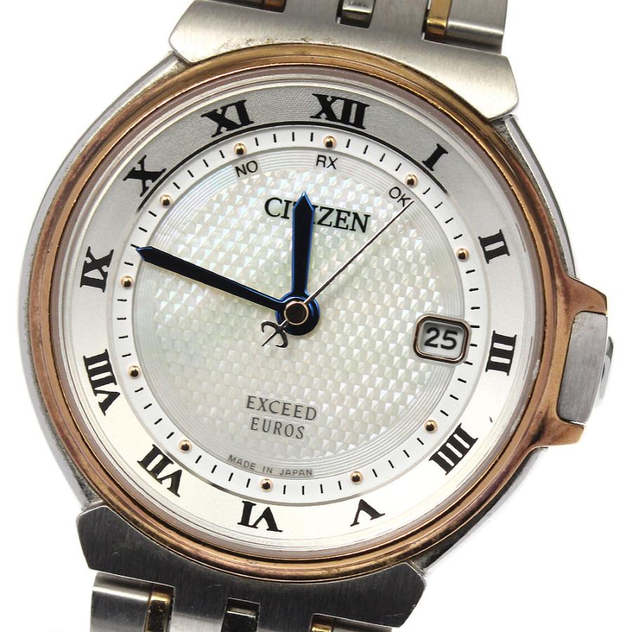 外観未使用級・訳あり】CITIZEN シチズン エクシード 電波ソーラー 
