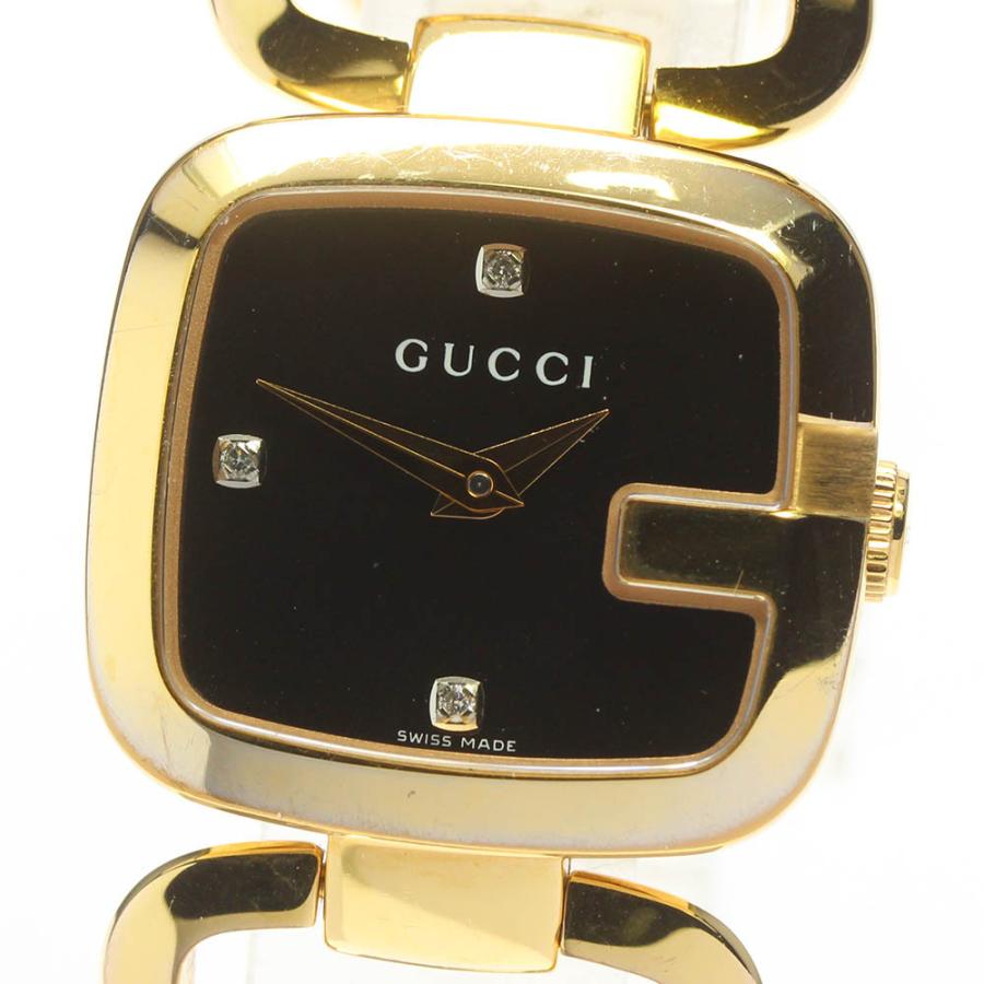 GUCCIグッチレディースクォーツ腕時計ダイヤ付き125.5G GUCCIグッチレディースクォーツ腕時計ダイヤ付き125.5G