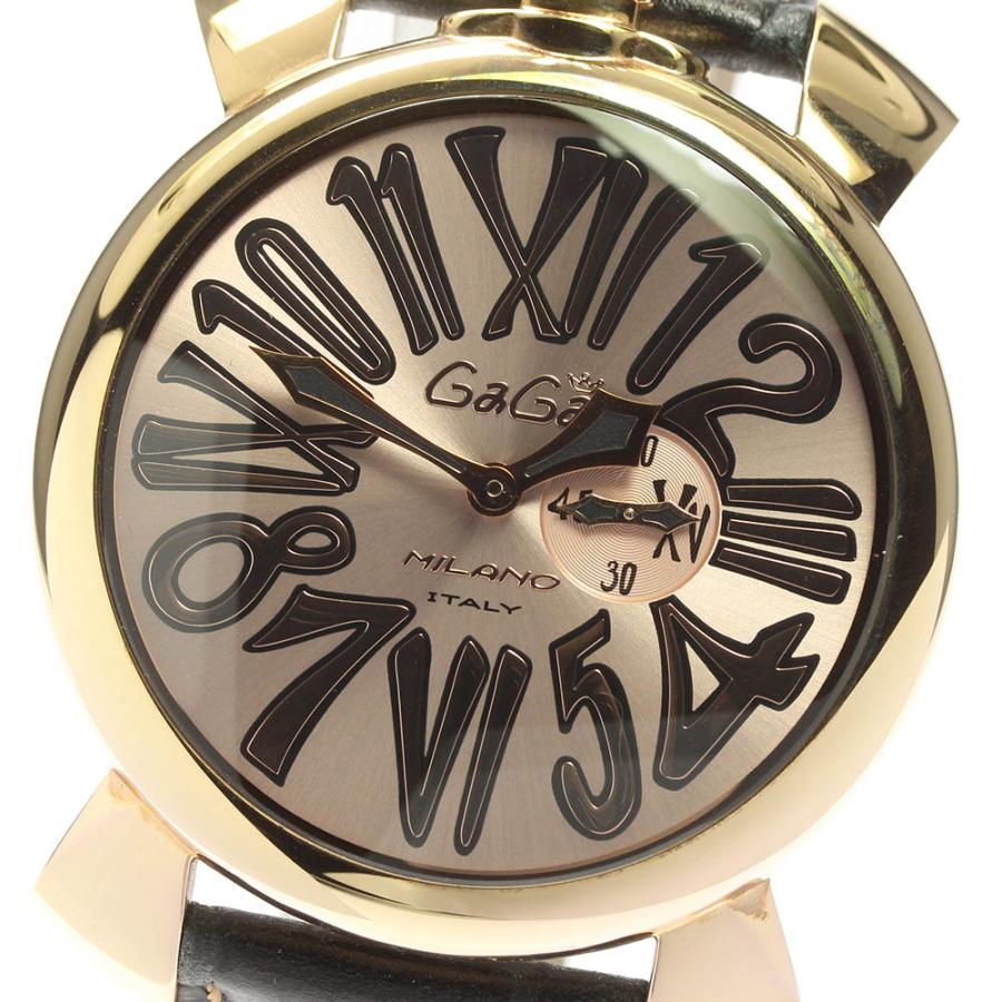 ☆美品【GaGa MILANO】ガガミラノ マヌアーレ スリム46 スモール 
