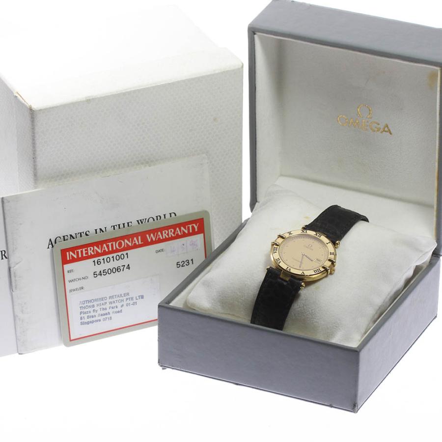 OMEGA コンステレーション　腕時計K18 ゴールドシルバー　付属品完備 OMEGA（オメガ） ☆箱・保証書付き【OMEGA】オメガ コンステレーション