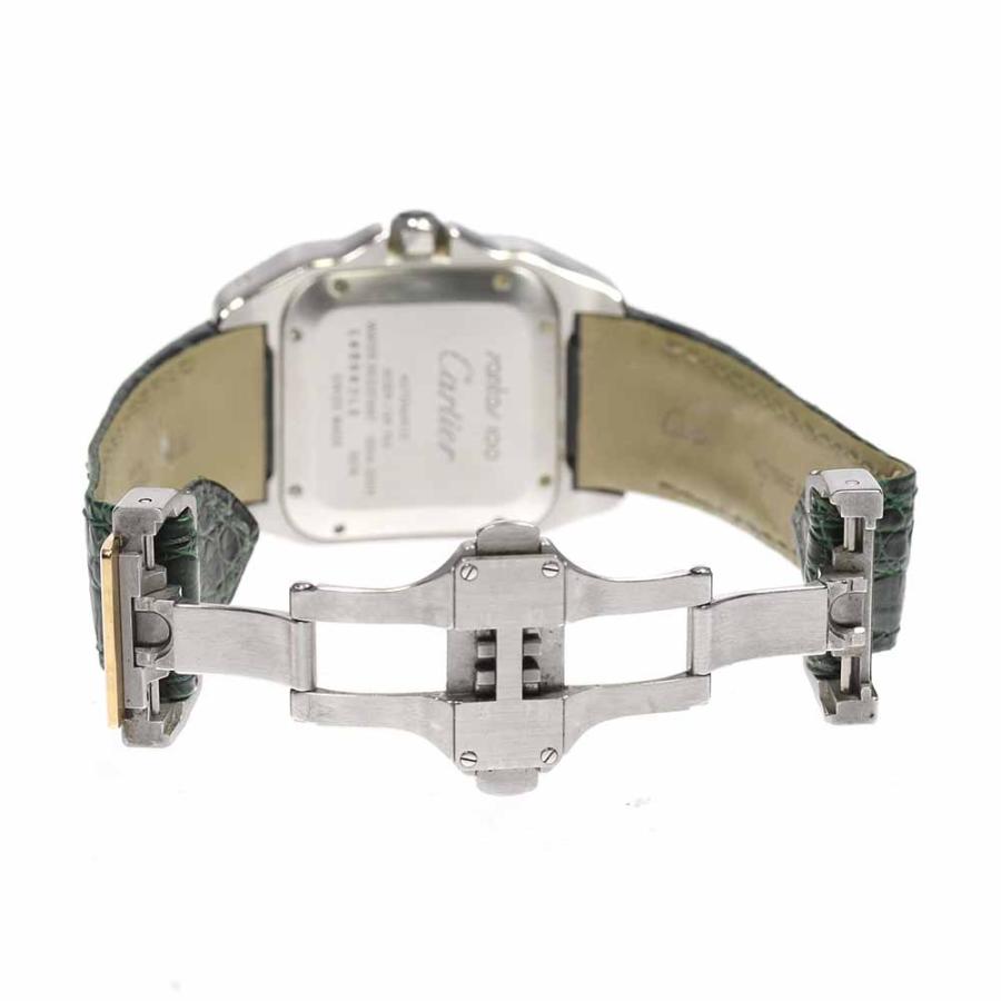 CARTIER】カルティエ サントス100MM W20107X7 自動巻き ボーイズ 