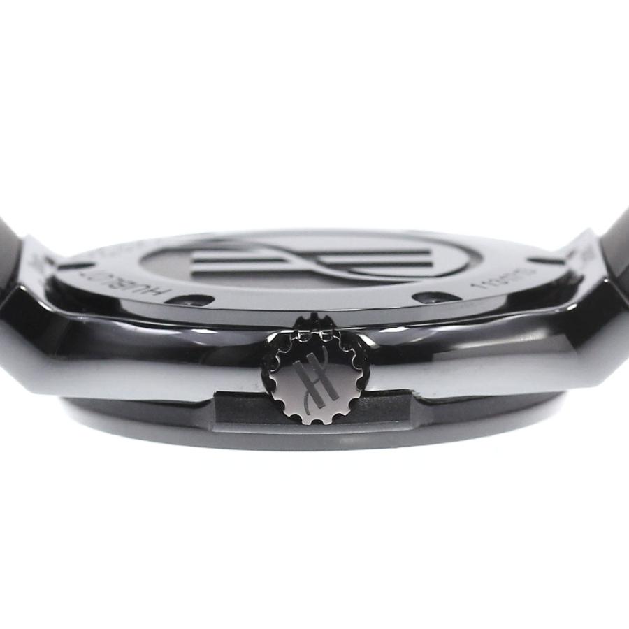 ☆良品★箱・保証書付き【HUBLOT】ウブロ クラシック フュージョン ブラックマジック ダイヤベゼル 581.CM.1171.LR.1104 レディース_662067【ev20】 HUBLOT（ウブロ） ☆良品☆箱・保証書付き【HUBLOT】ウブロ クラシック