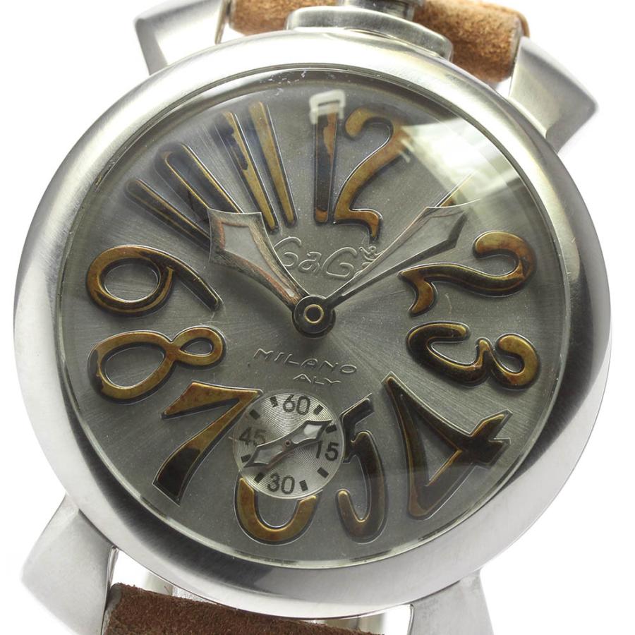 GaGa MILANO ☆美品【GaGa MILANO】ガガミラノ マヌアーレ 48mm
