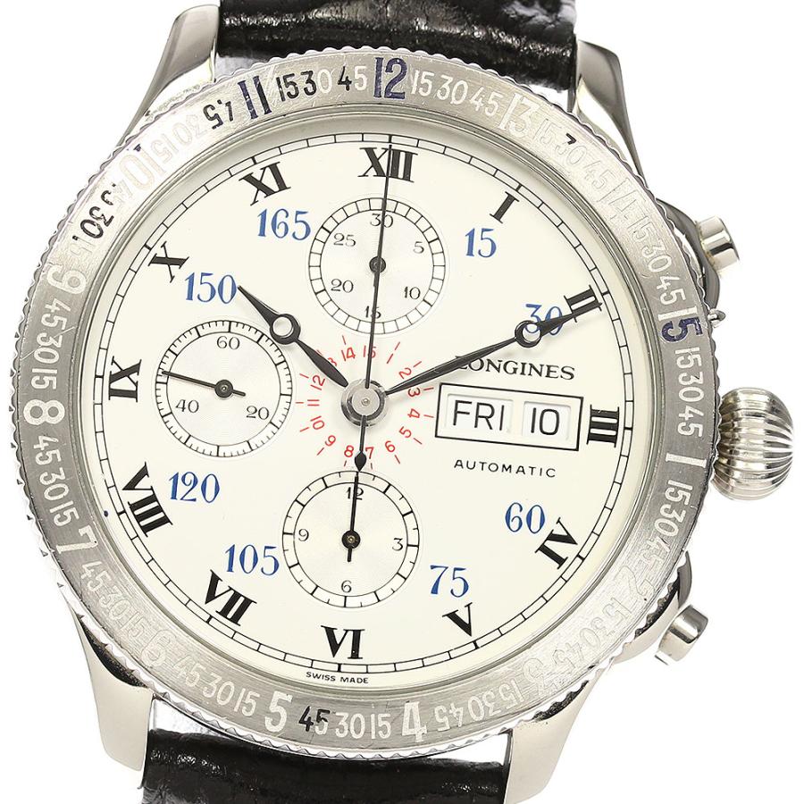 LONGINES ロンジン クロノグラフ L2.602.4 自動巻き 腕時計 LONGINES（ロンジン） 【LONGINES】ロンジン リンドバーグ アワー