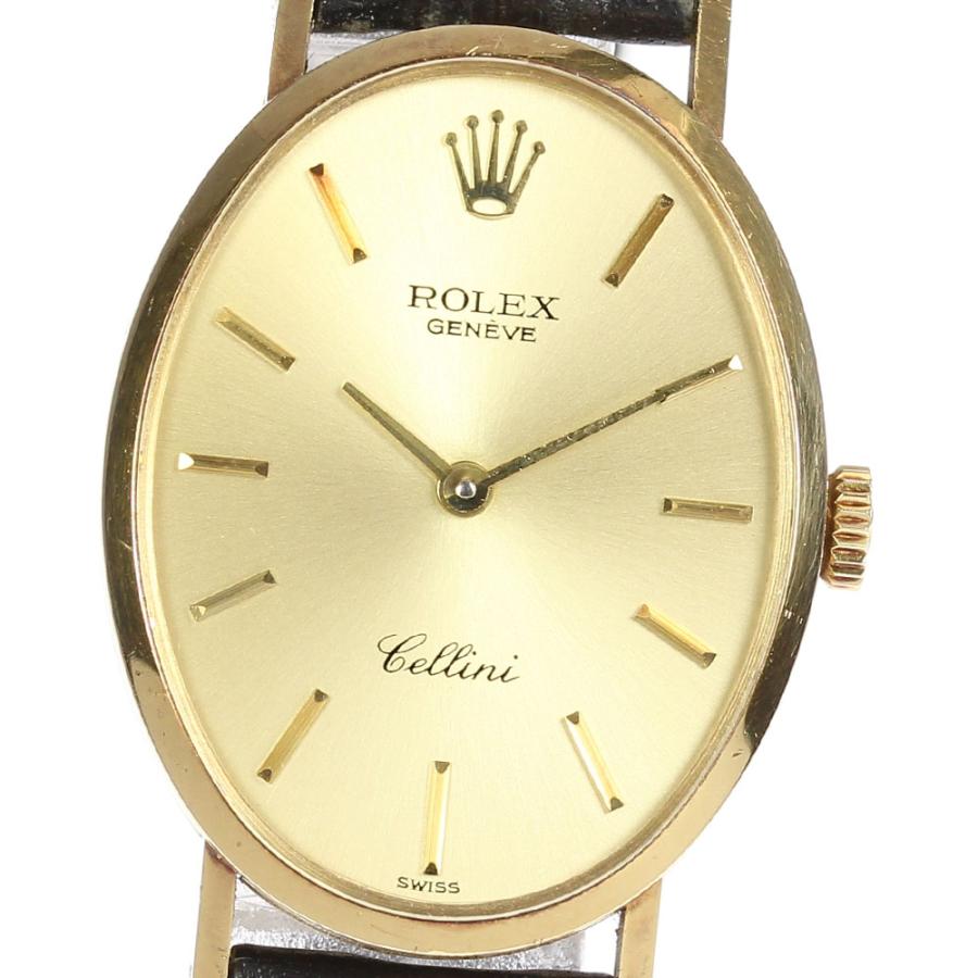 ROLEX ☆保証書付き【ROLEX】ロレックス チェリーニ K18YG 