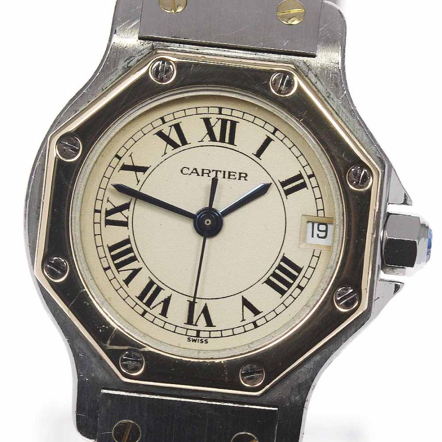 ☆ジャンク☆内箱・保証書付き【CARTIER】カルティエ サントス 