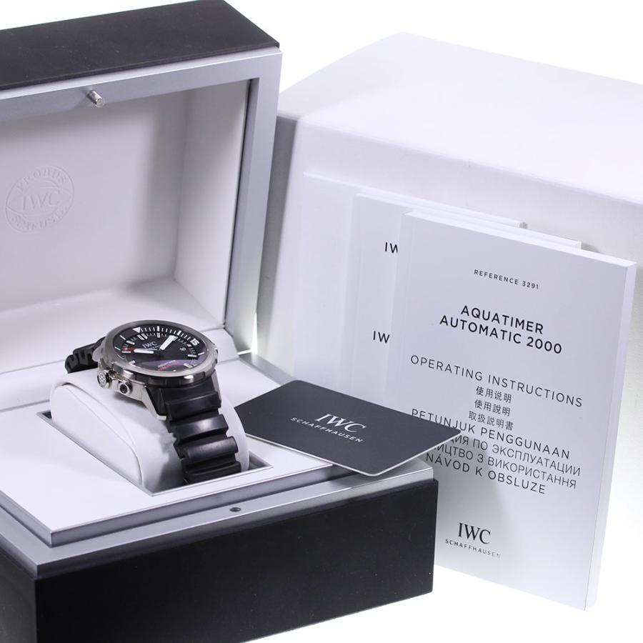 ★箱・保証書付き【IWC SCHAFFHAUSEN】IWC アクアタイマー 2000メーターズ デイト IW329101 自動巻き メンズ 【2210】 IWC SCHAFFHAUSEN（IWCシャフハウゼン） ☆箱・保証書付き【IWC