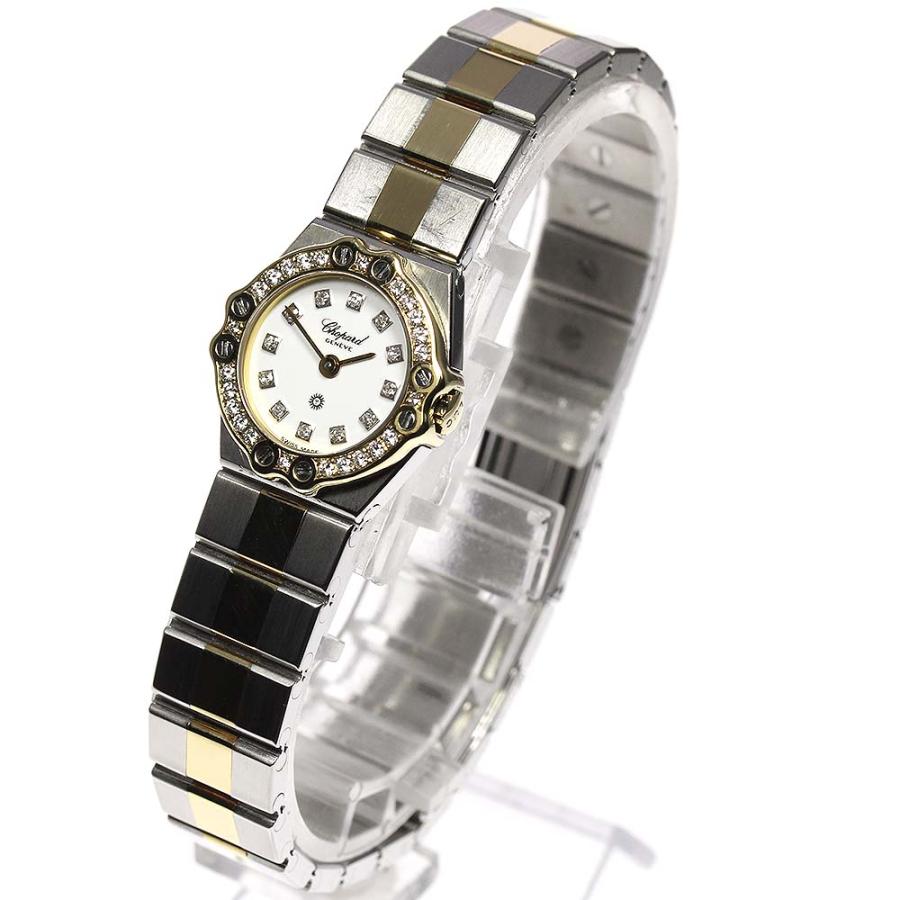Chopard ショパール 25/8067-11 サンモリッツ  12P ダイヤモンド 腕時計 SS SS ダイヤモンド レディース [中古] 25/8067-11 ショパール(Chopard) サンモリッツ 中古品 | 東京・大阪の