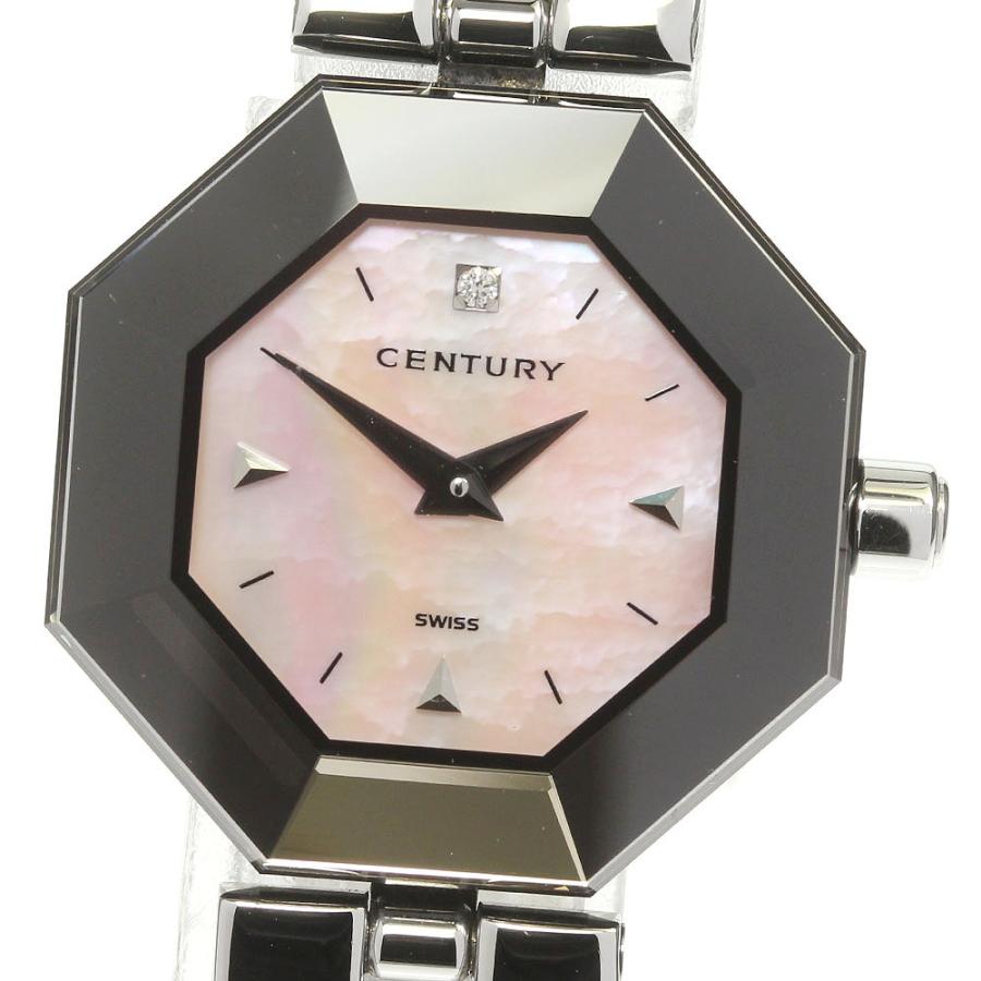 【taka taka】センチュリー タイムジェム 1P ダイヤモンド腕時計 CENTURY（センチュリー） ☆良品【CENTURY】センチュリー タイムジェム
