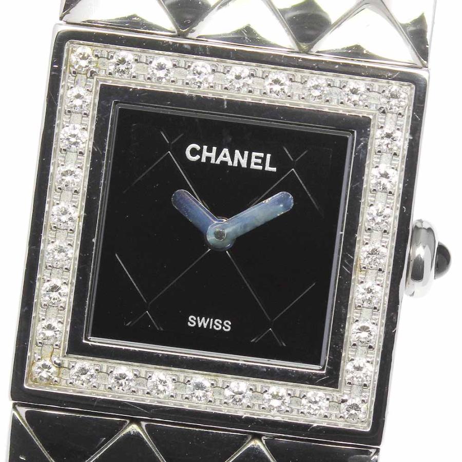 CHANEL 【CHANEL】シャネル マトラッセ ダイヤベゼル H0489 クォーツ  