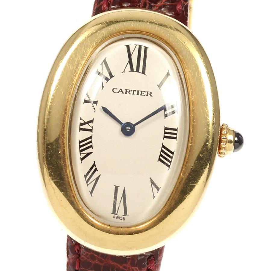 カルティエ 仕上げ済み W1506056 K18YG 1954 ベニュワール クオーツ Cartier - カルティエ ベニュワール YG W1506056 YG クォーツの通販 by
