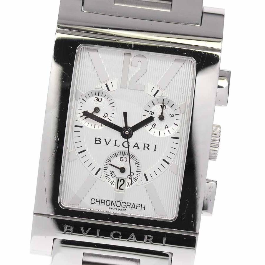 BVLGARI 【BVLGARI】ブルガリ レッタンゴロ クロノグラフ RTC49S BVLGARI 【BVLGARI】ブルガリ レッタンゴロ クロノグラフ RTC49S