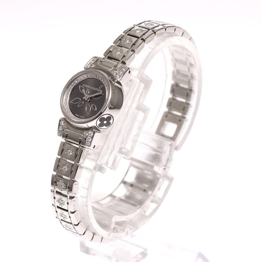 【極美品】ルイヴィトン タンブール ビジュ クォーツ Q151K ダイヤ 稼働品 LOUIS VUITTON ☆美品【LOUIS VUITTON】ルイ・ヴィトン