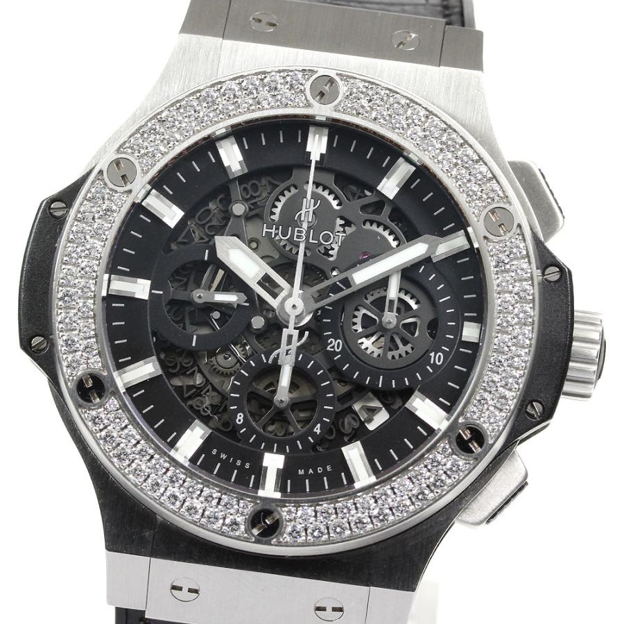 HUBLOT ☆美品【HUBLOT】ウブロ ビッグバン アエロバン デイト クロノ  