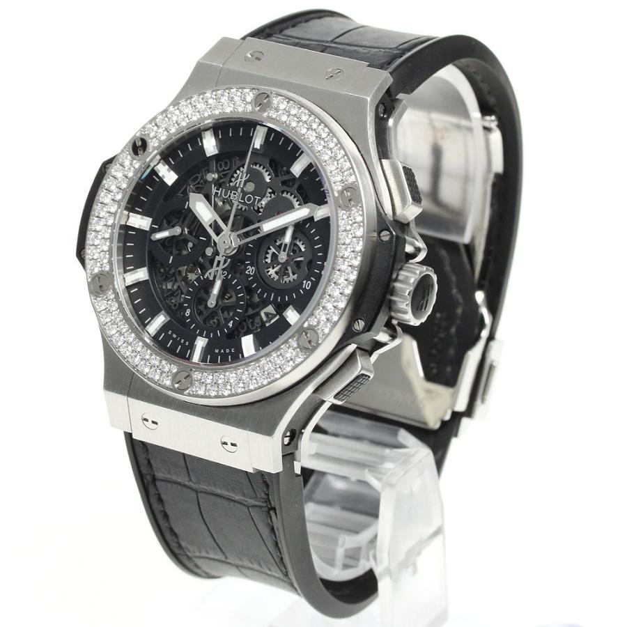 HUBLOT ☆美品【HUBLOT】ウブロ ビッグバン アエロバン デイト クロノ 