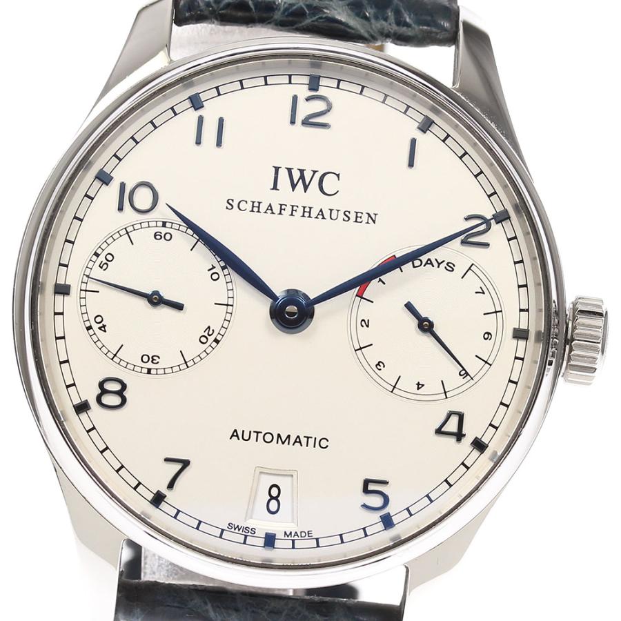 IWC IWC SCHAFFHAUSEN IW500107 ポルトギーゼ 7デイズ デイト 自動巻き メンズ 保証書付き_798941 IWC SCHAFFHAUSEN（IWCシャフハウゼン） 【IWC SCHAFFHAUSEN】IWC