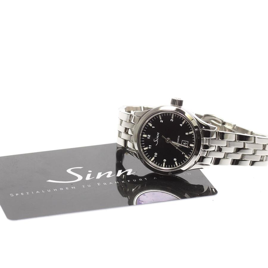 美品 ジン Sinn 856 保証書つき Sinn（ジン） ☆美品☆保証書付き【Sinn】ジン デイト 456 自動巻き