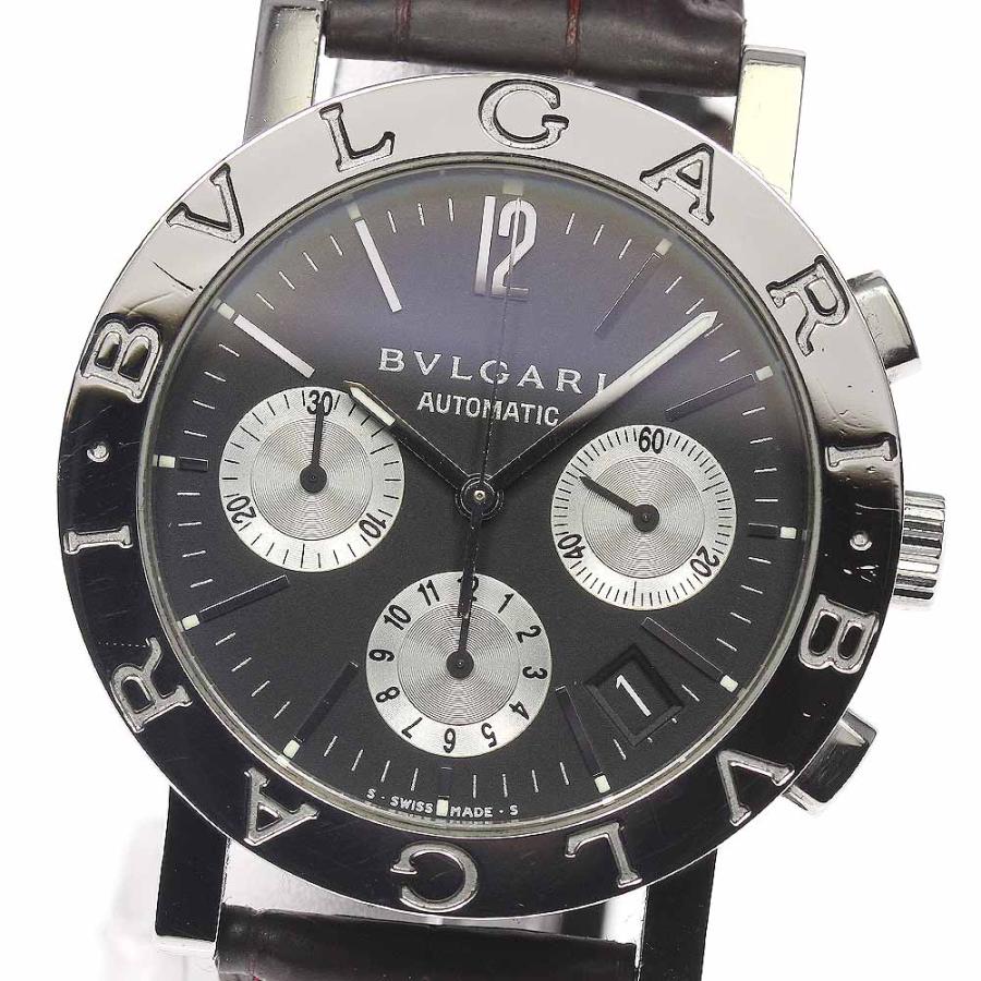 BVLGARI】ブルガリ ブルガリブルガリ BB38SLCH クロノグラフ デイト