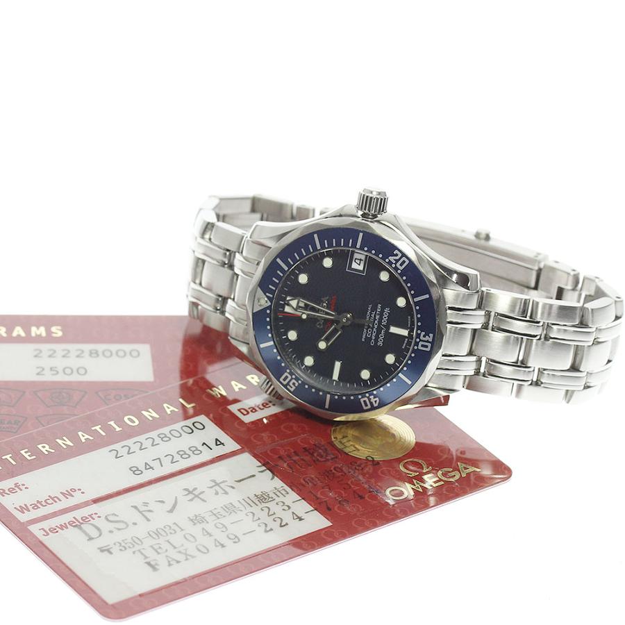 OMEGA ☆良品☆保証書付き【OMEGA】オメガ シーマスター300M 2222.80  