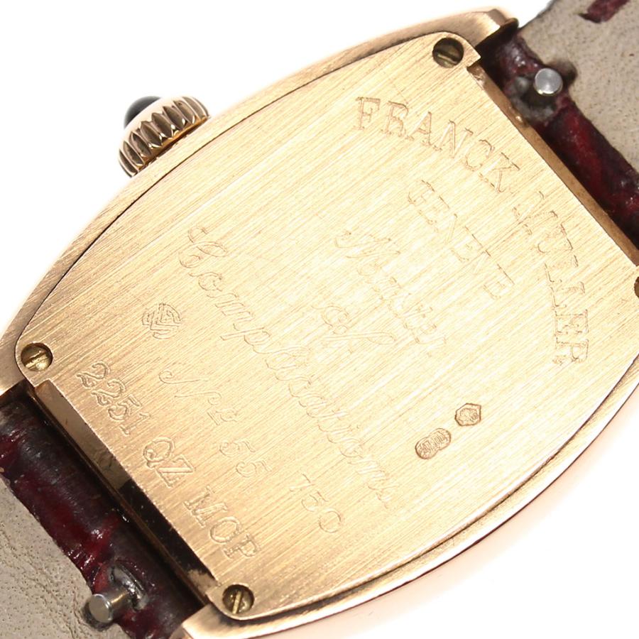 ☆美品★箱・保証書付き【FRANCK MULLER】フランクミュラー インターミディエ K18PG 2251QZ クォーツ レディース【ev20】｜closer0510｜10