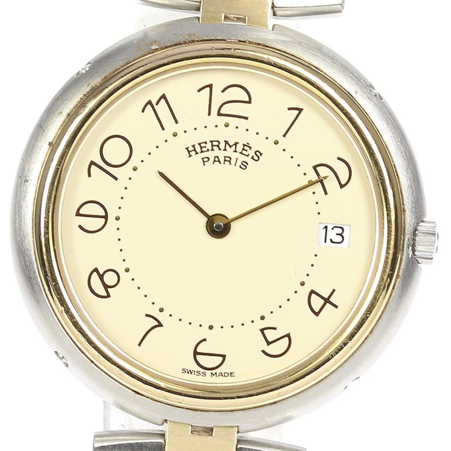 ✨エルメス✨プロフィール✨SS×GPコンビ✨デイト✨WR✨クオーツ✨腕時計✨ HERMES（エルメス） 【HERMES】エルメス プロフィール デイト クォーツ