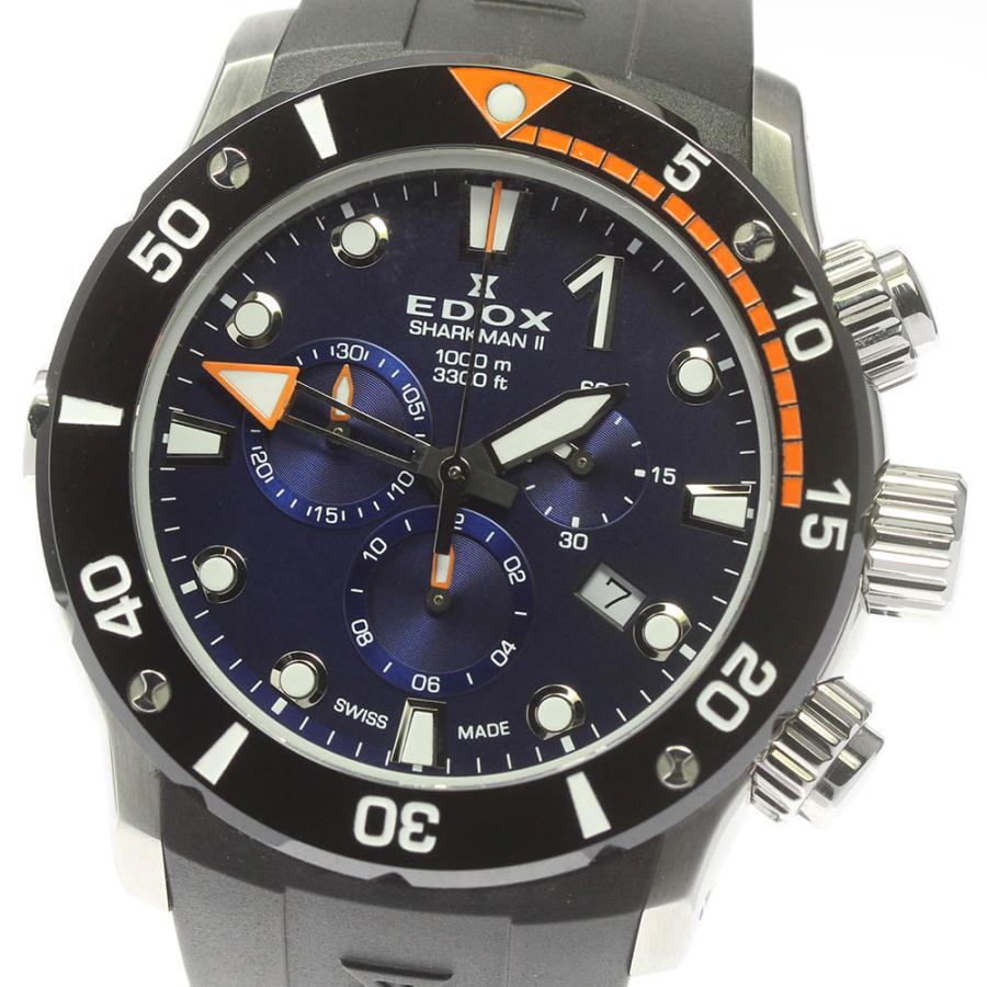 EDOX（エドックス） ☆美品☆箱・保証書付き【EDOX】エドックス クロノ