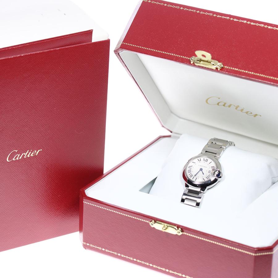 ★箱・保証書付き【CARTIER】カルティエ バロンブルーSM W69010Z4 クォーツ レディース【ev15】 CARTIER ヴィンテージ カルティエ バロンブルー SM W69010Z4 クォーツ