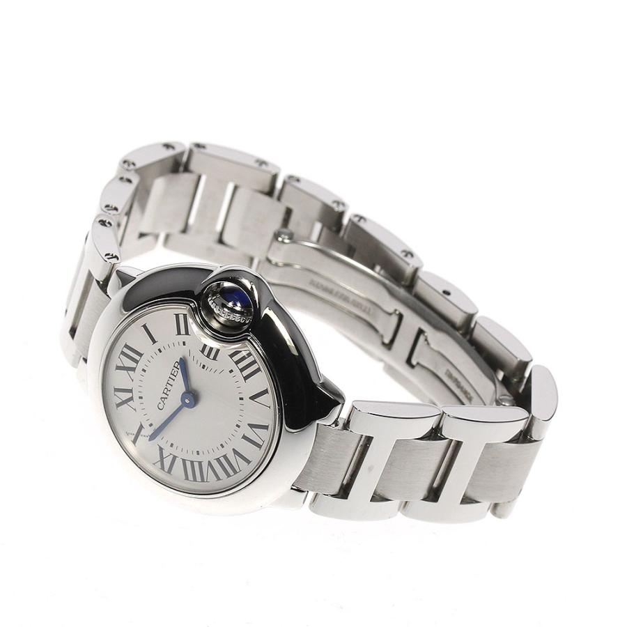 ★箱・保証書付き【CARTIER】カルティエ バロンブルーSM W69010Z4 クォーツ レディース【ev15】 Cartier（カルティエ） ☆箱・保証書付き【CARTIER】カルティエ バロン