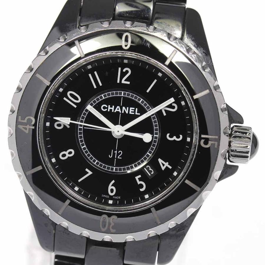 本日完全売切！正規品シャネル J12 黒セラミック H0682 レディース CHANEL（シャネル） 【CHANEL】シャネル J12 黒セラミック H0682
