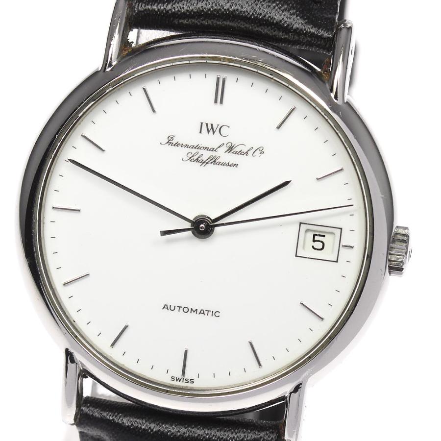 IWC SCHAFFHAUSEN ポートフィノ　ノンデイト IWC ポートフィノ ノンデイト 1991年製 自動巻 ホワイトエナメル