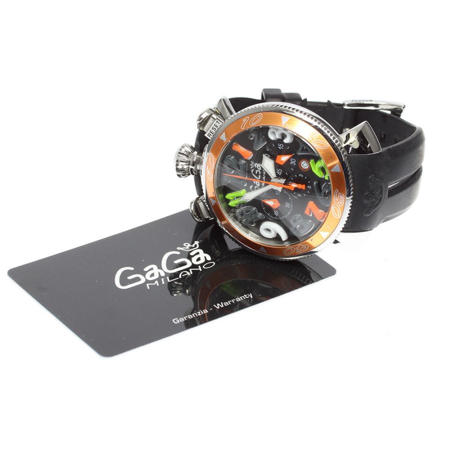 GaGa MILANO マヌアーレ48MM クロノグラフ 外箱・保証書付き GaGa MILANO ☆保証書付き【GaGa MILANO】ガガミラノ マヌアーレ
