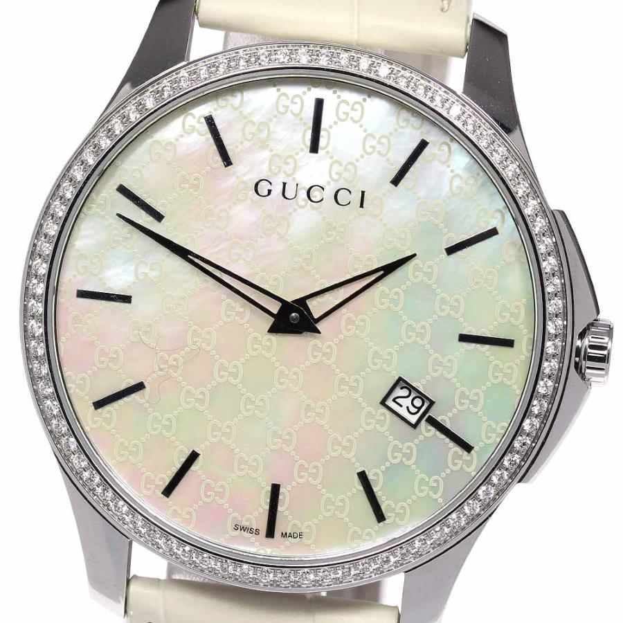 GUCCI（グッチ） ☆極美品【GUCCI】グッチ Gタイムレス ダイヤベゼル