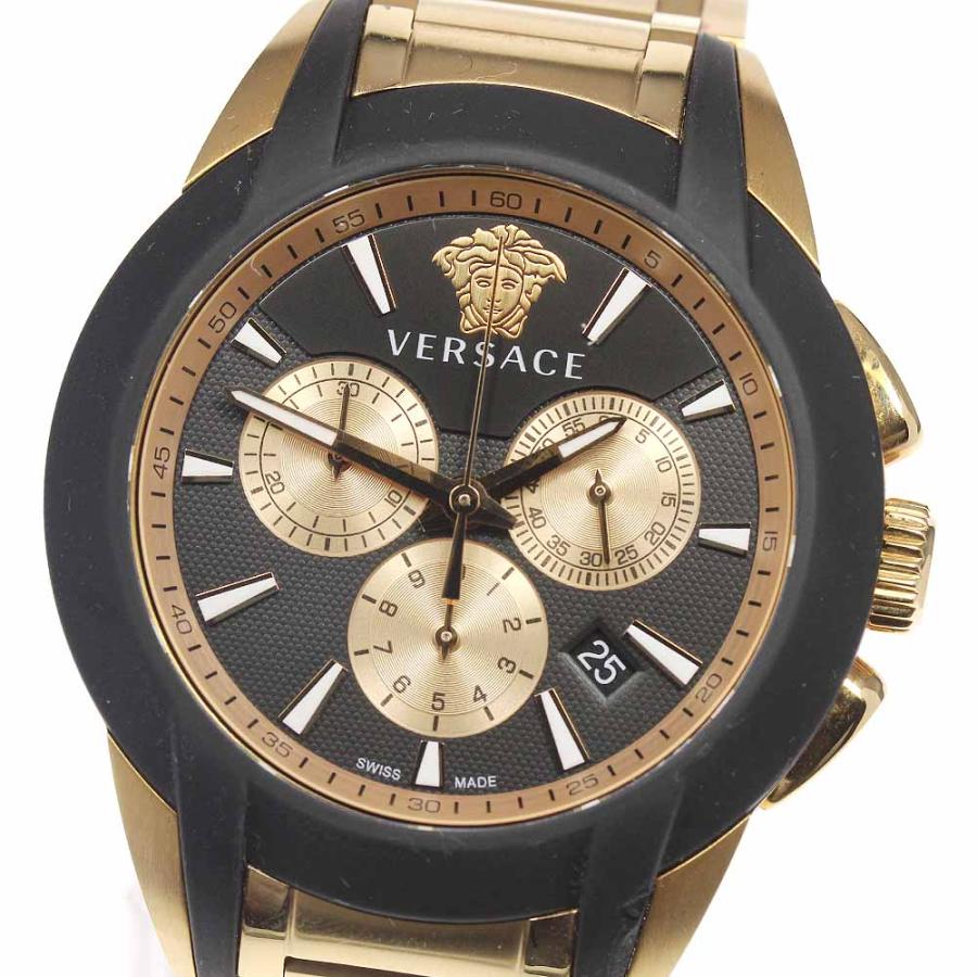VERSACE VEM8 クロノグラフ メンズ腕時計 VERSACE（ヴェルサーチェ） ☆箱・保証書付き【VERSACE】ヴェルサーチ