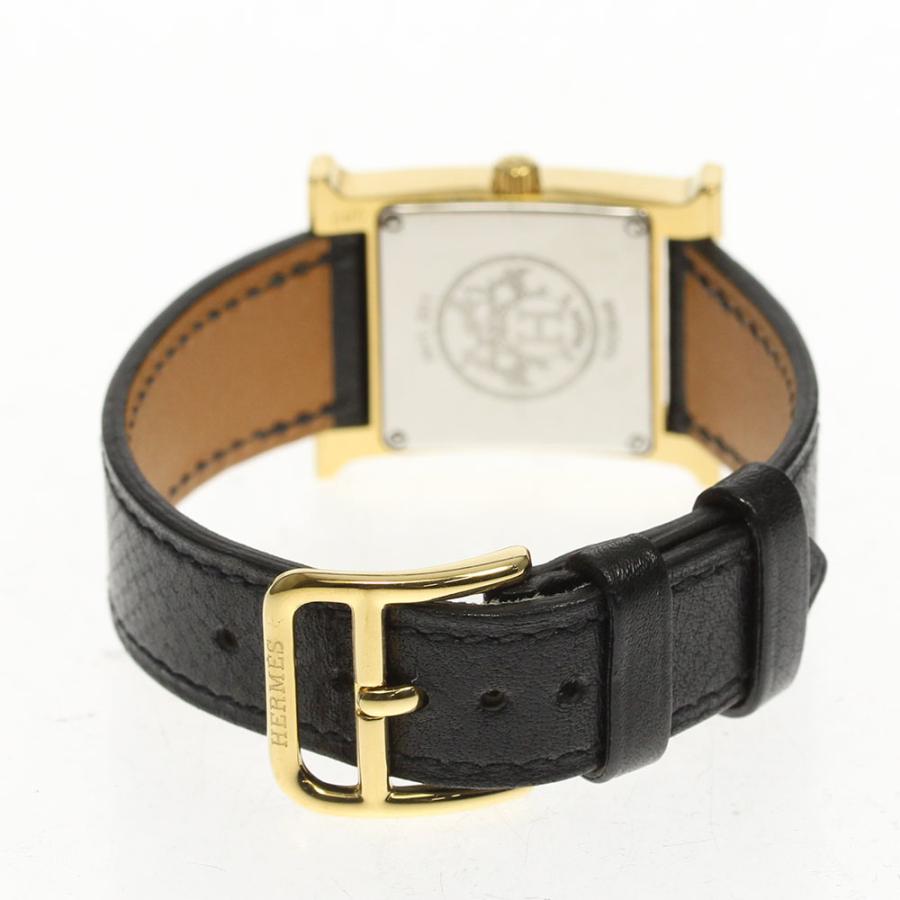 【HERMES】エルメス Hウォッチ アフターダイヤベゼル HH1.201 クォーツ レディース【ev15】 HERMES（エルメス） 【HERMES】エルメス Hウォッチ アフターダイヤ