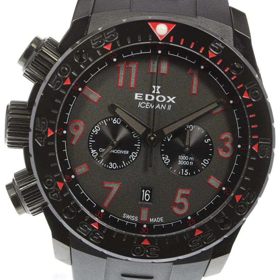 ☆良品☆箱・保証書付き【EDOX】エドックス アイスマンII リミテッド 