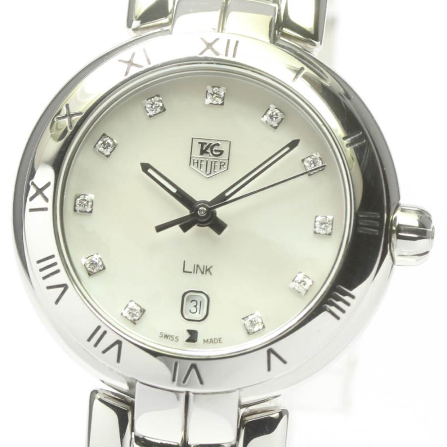 良品 保証書付き Heuer タグホイヤー リンク デイト 11pダイヤ Wat1417 クォーツ レディース Ssveyjzj1z 腕時計 yushienterprises Com