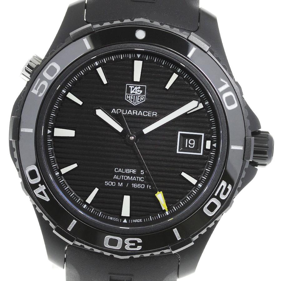 TAG HEUER ☆美品★箱・保証書付き【TAG HEUER】タグホイヤー アクアレーサー デイト WAK2180 自動巻き メンズ ...