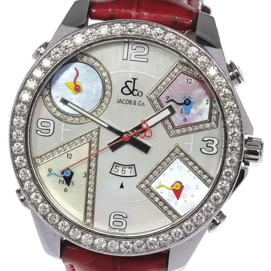 JACOB&CO 【JACOB&CO】ジェイコブ 5タイムゾーン ダイヤベゼル