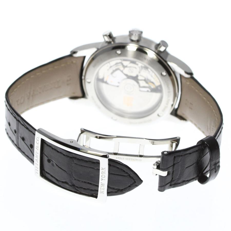 ☆良品★箱・保証書付き【TIFFANY&Co.】ティファニー CT60 34668388クロノグラフ デイト 自動巻き メンズ 【2210】【ev15】 TIFFANY&Co.（ティファニー） ☆良品☆箱・保証書付き【TIFFANY&Co