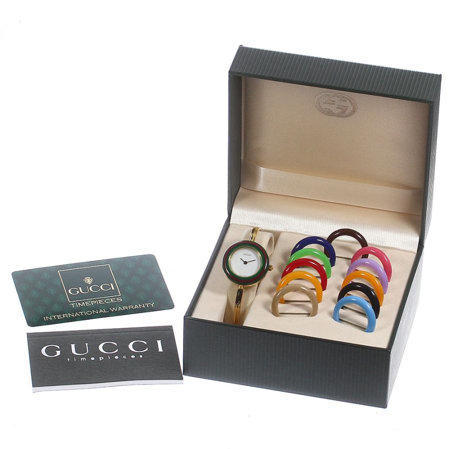 GUCCI（グッチ） GUCCI 11/12.2 チェンジベゼル クォーツ レディース